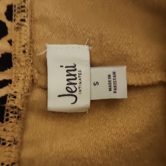 JENNI Pajama or Lounge Set, Size Small, NWOT,  Cheetah Print, 100% Cotton - Picture 5 of 7